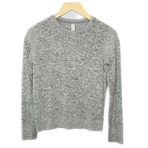 Athleta Girl Unstoppable Strength Top XL 14 Grey Crewneck Pullover 511938